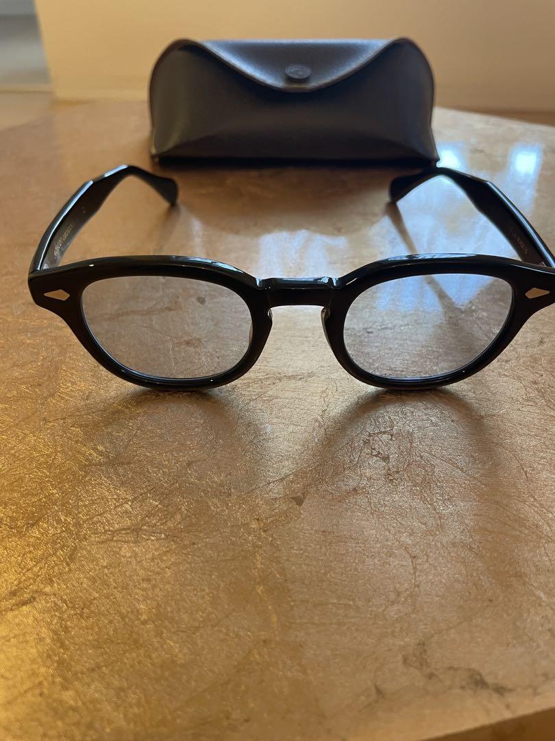 MOSCOT レムトッシュ ブラック ラウンドサングラス ケース付き