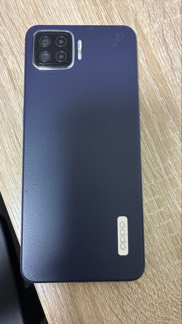 OPPO スマートフォン ネイビー 本体