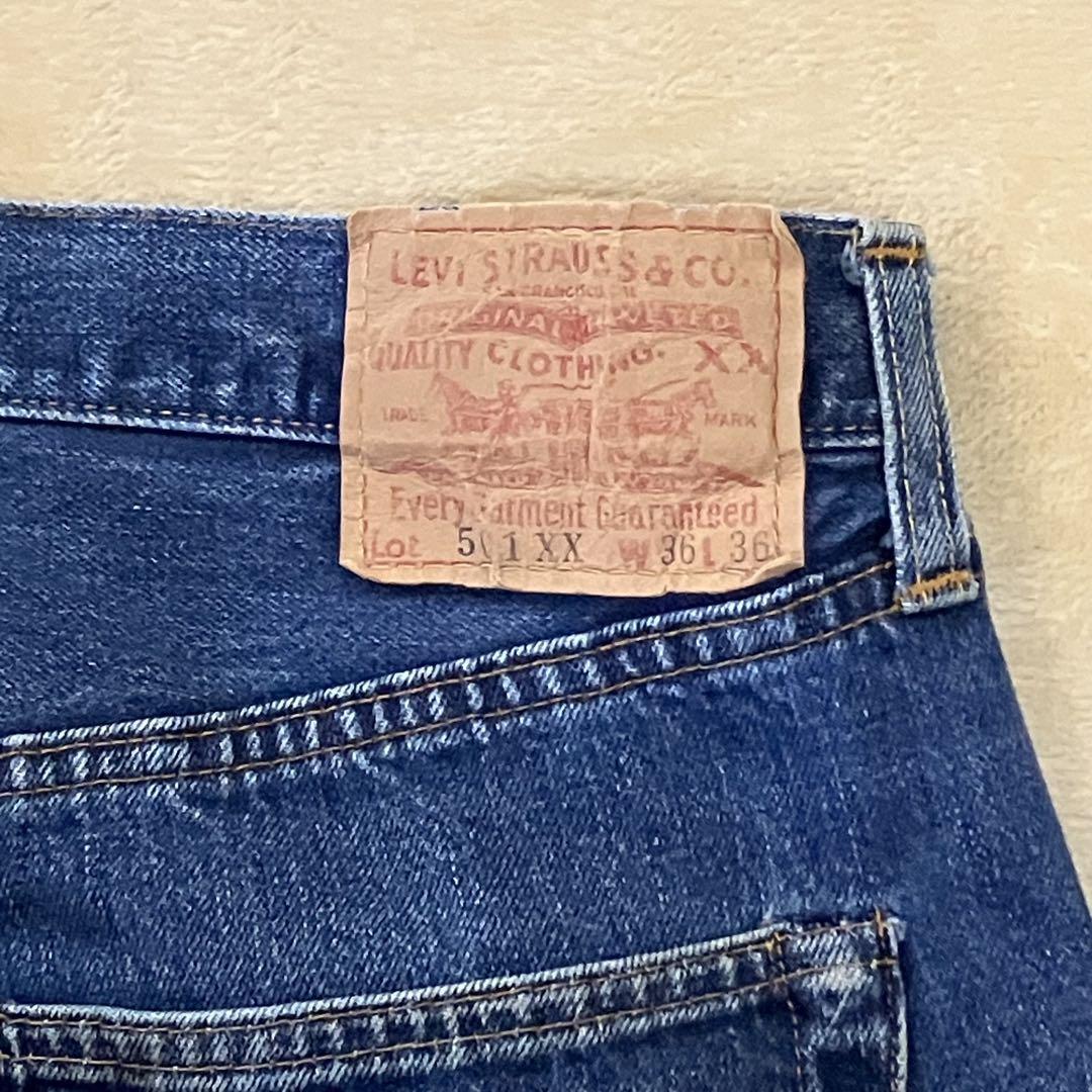 w36 501XX バレンシア　55501 破れなし　激渋エイジング