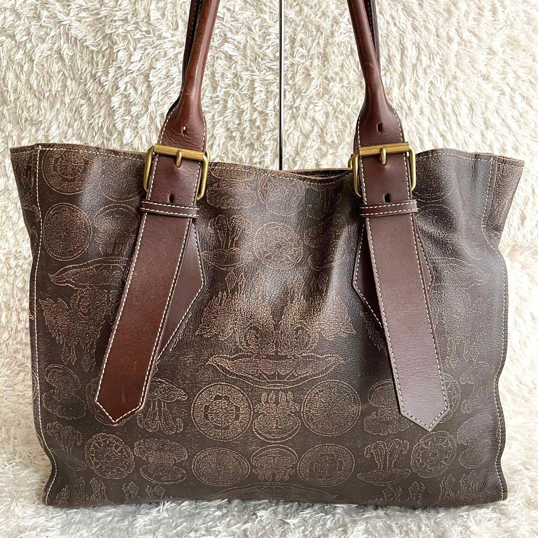 ☆良品☆ ヴィヴィアンウエストウッド トートバッグ 肩掛け A4可能 革