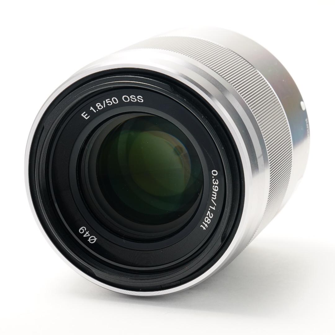【プロっぽい】SONY 単焦点 E 50mm F1.8 OSS シルバー 444