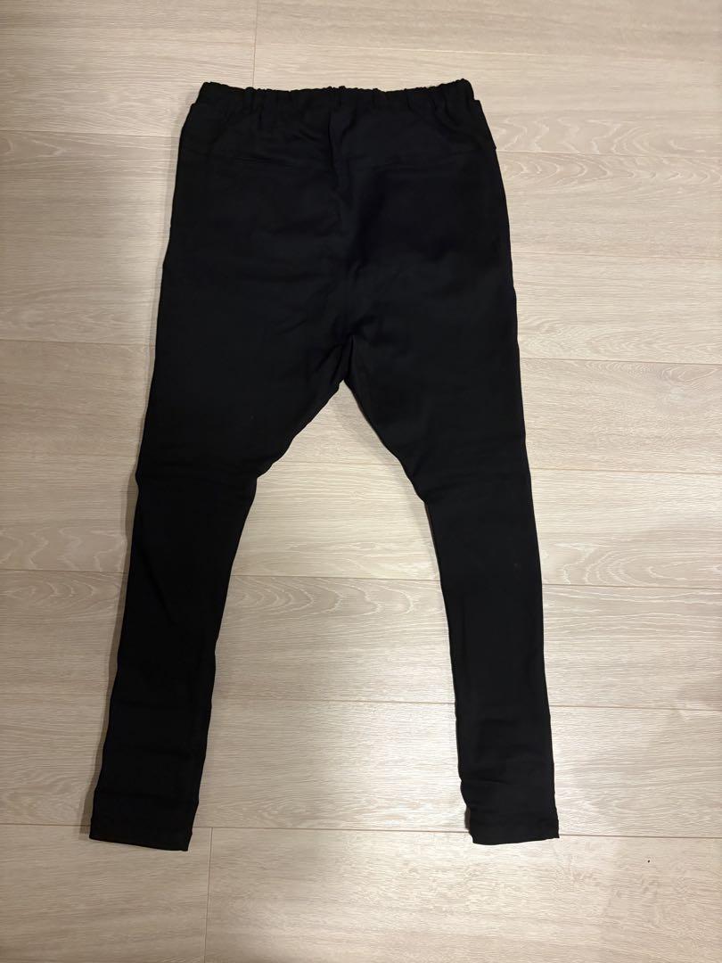 CAMBIO スーパーストレッチ サルエルパンツ S ブラック 071J01 CAMBIO・サルエルスーパーストレッチパンツ・ブラック - メルカリ