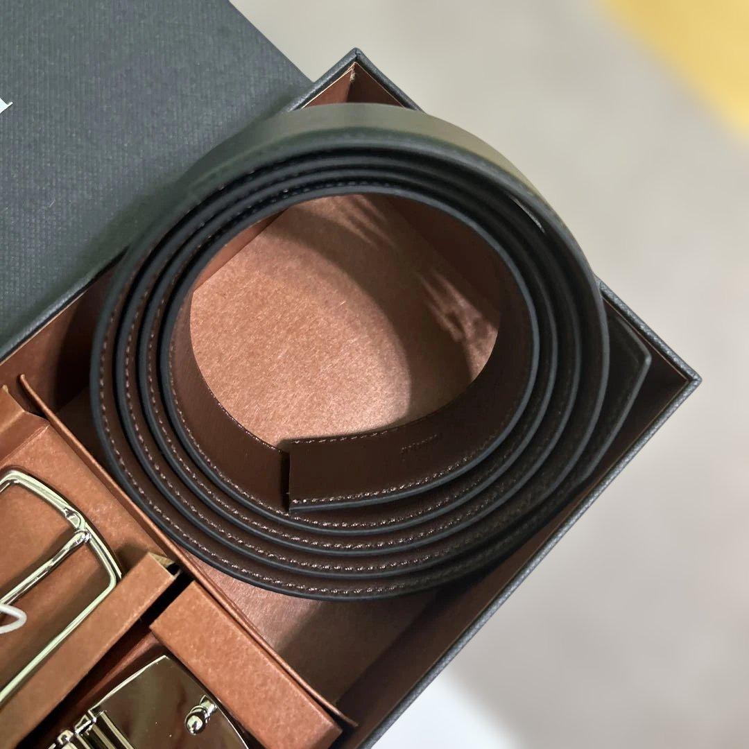新品未使用◼︎COACH レザーベルトとバックルセット　メンズ