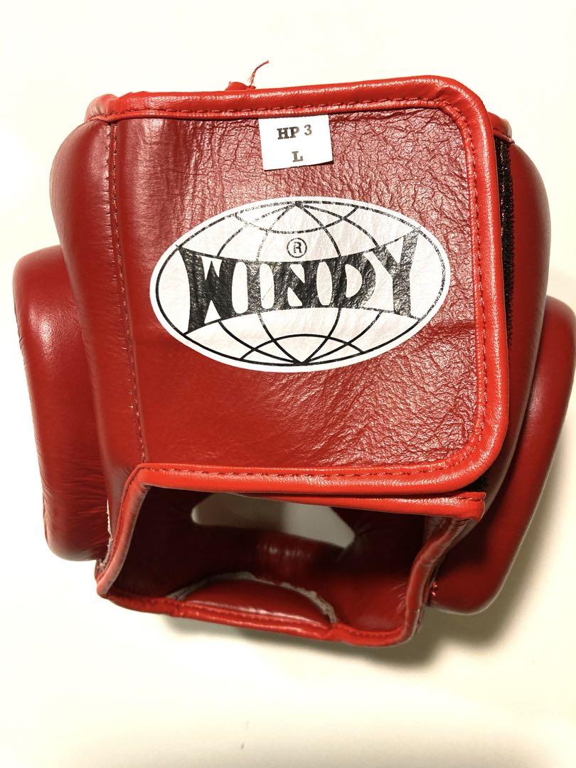WINDY ボクシング ヘッドギア 赤　Ｌサイズ