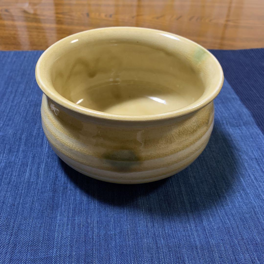 建水 黄瀬戸 こぼし 陶磁器 茶道具 陶磁器 茶の湯用品 お点前用
