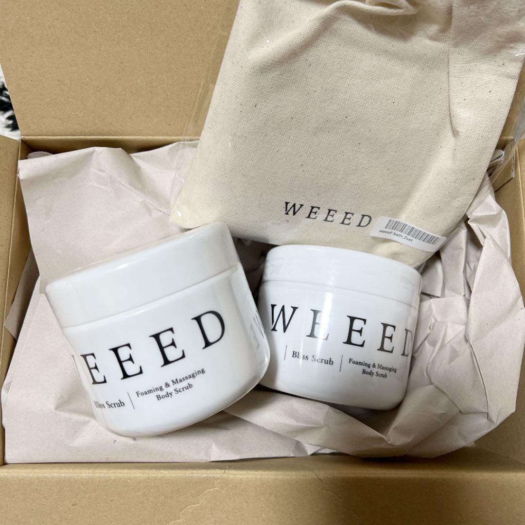 格安国産 WEEED 2つセット 特典付き kdm7K-m36247993955 ブリススクラブ 爆買い人気