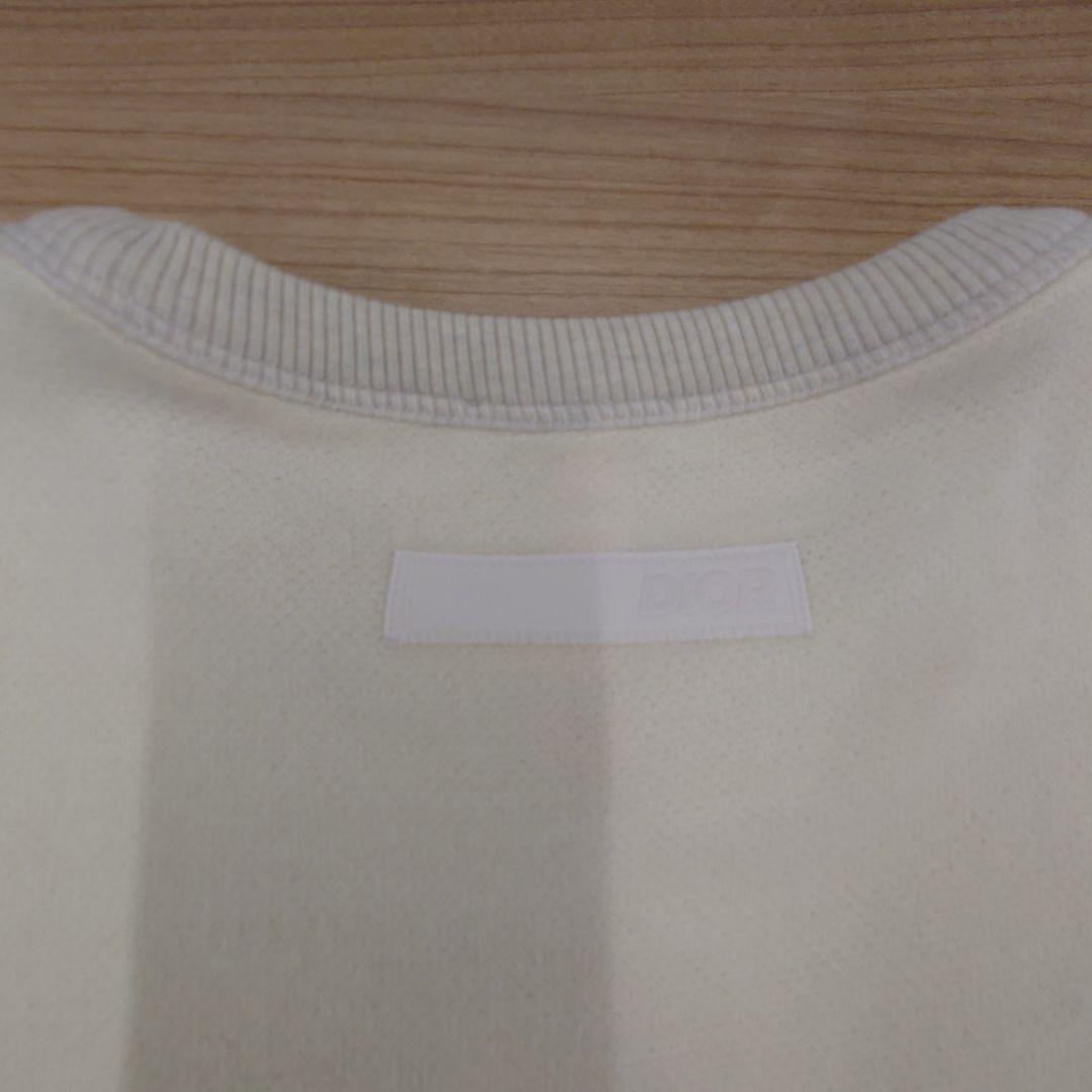 ディオール サマーニット Tシャツ 半袖 DIORロゴ XS 白に近いベージュ