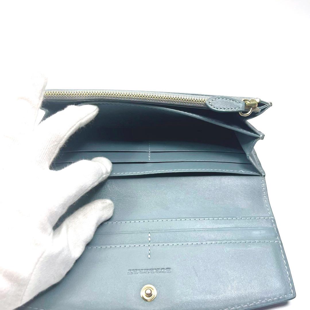 ★美品★BURBERRY 長財布 PVC ノバチェック シャドーホース フラップ