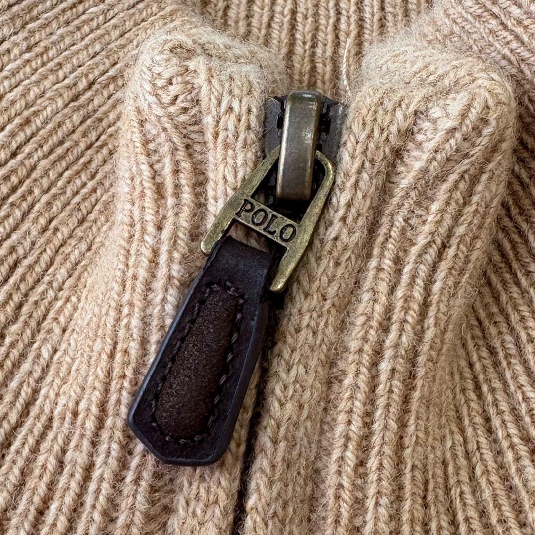 美品✨Ralph Lauren 現行 QR ケーブル ニット ポニー カシミヤ