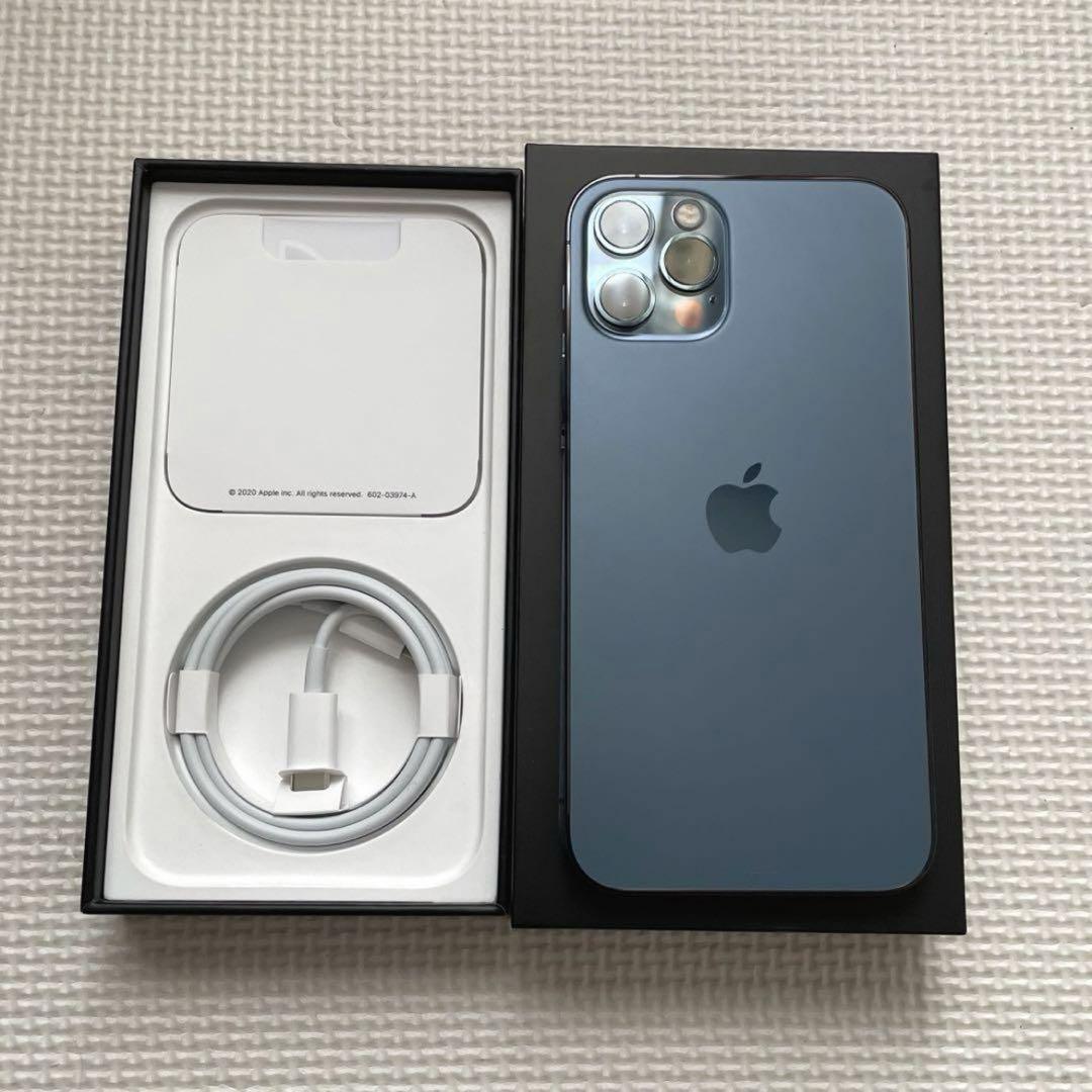 iPhone12pro パシフィックブルー128 GB SIMフリー  100%