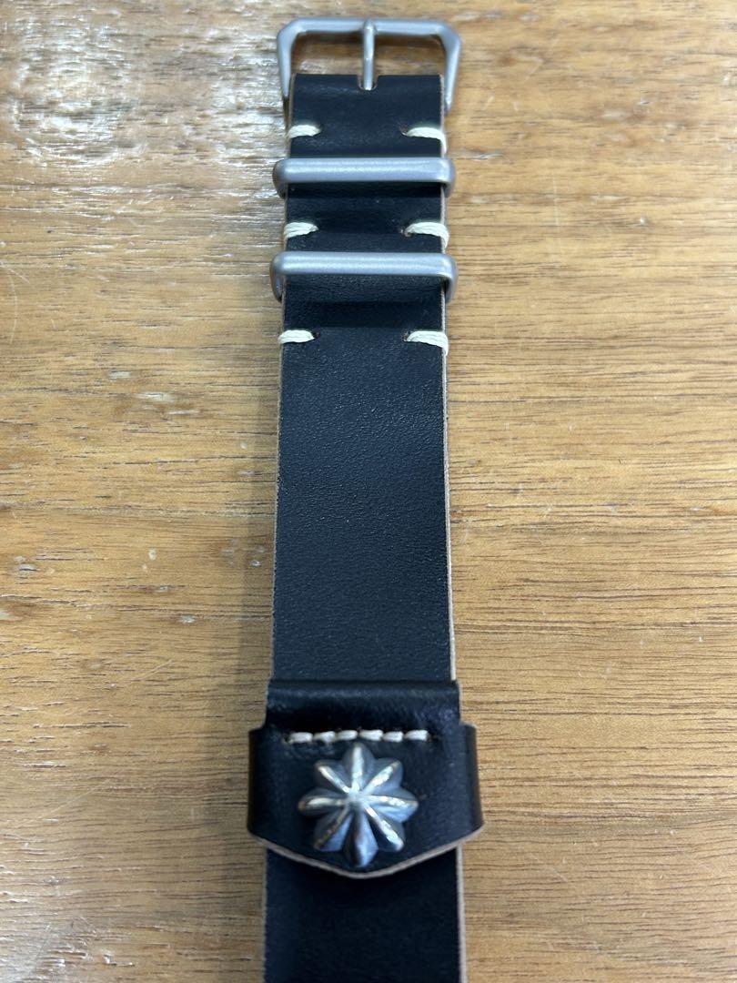 FLANGE STRAP Type NATO レザーベルト 20ミリ