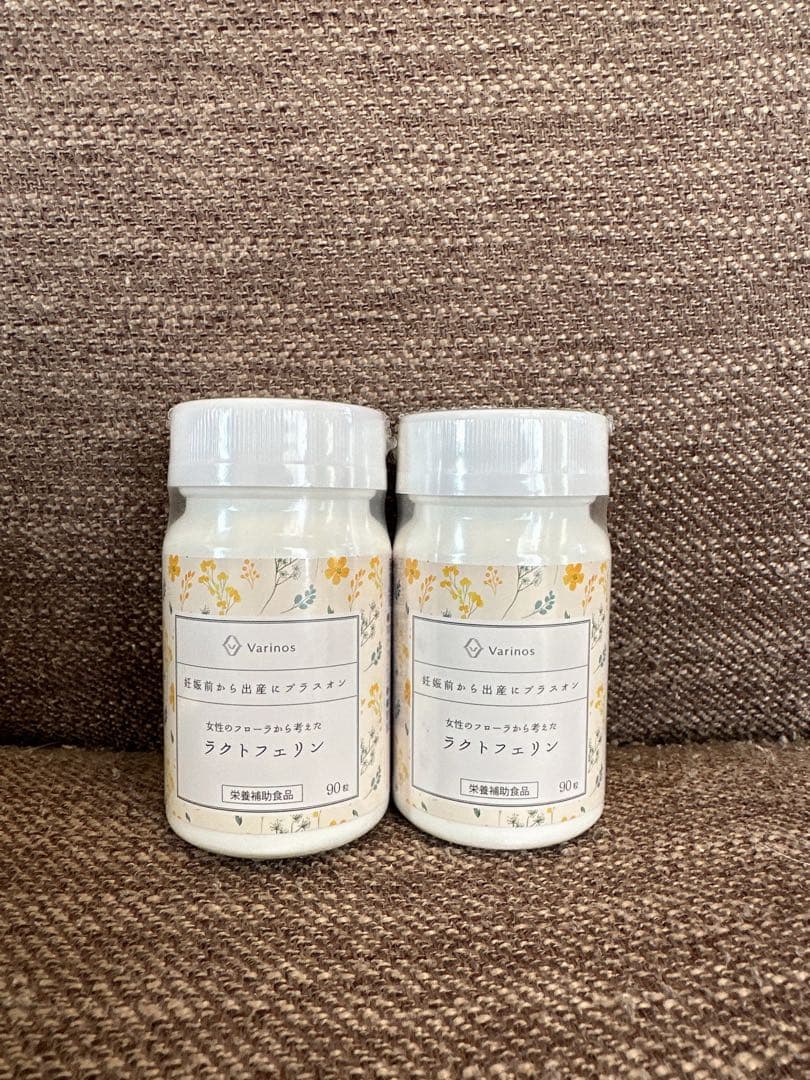 女性のフローラから考えたラクトフェリン　varinos 90粒　2個セット