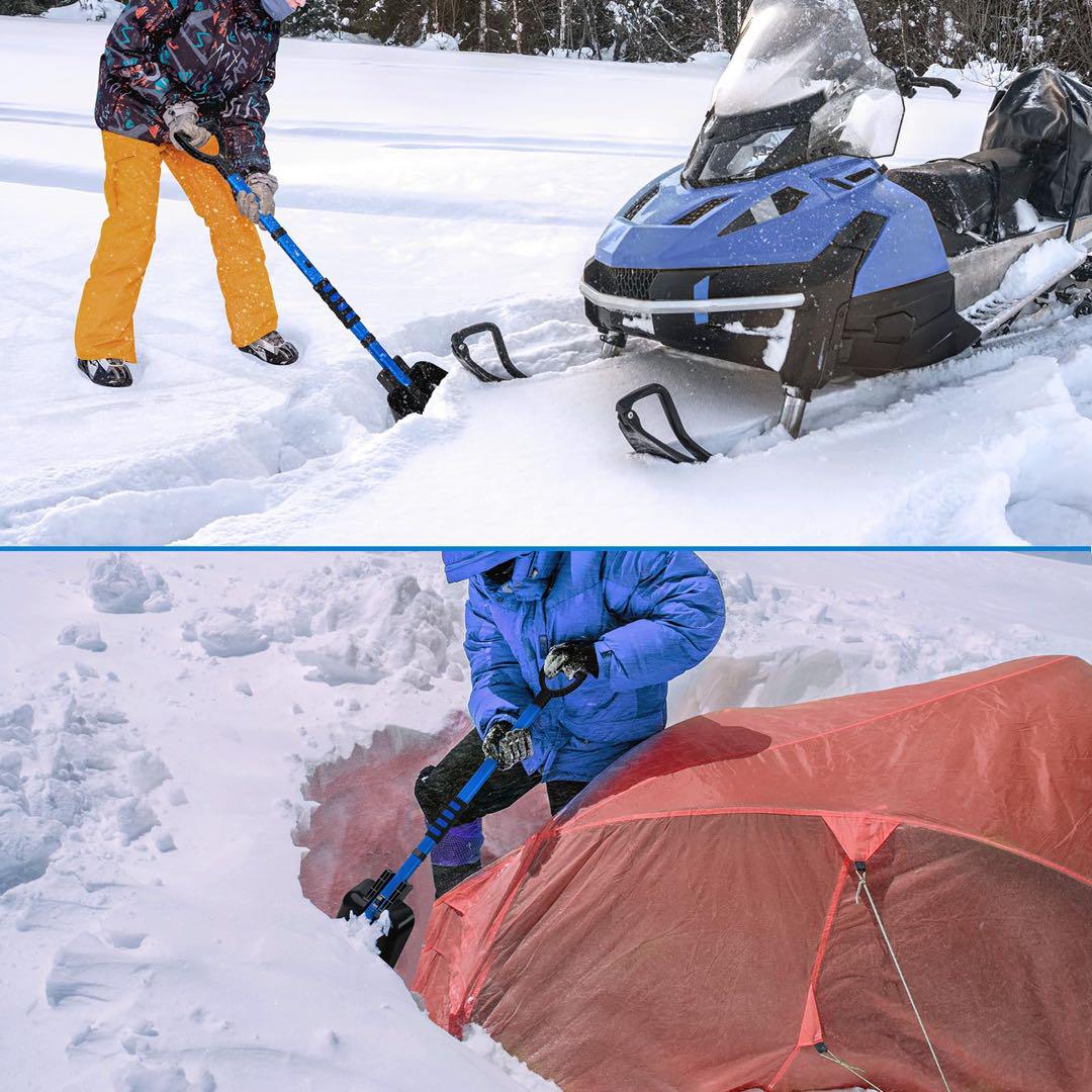 ⭐️折りたたみ式 除雪シャベル 車 トラック キャンプ アウトドア 伸縮式