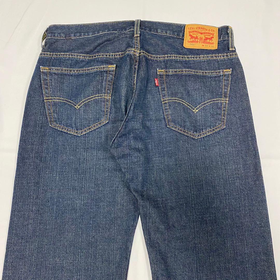 00s levi's 569 ワイド ルーズストレート バギー デニム ジーンズ Levi's】リーバイス569 ルーズストレートデニム バギー ワイド