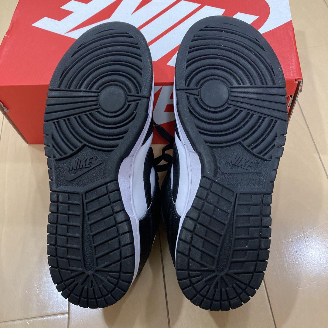 NIKE ダンク スニーカー ブラック/ホワイト　白　黒　ナイキ　24.5
