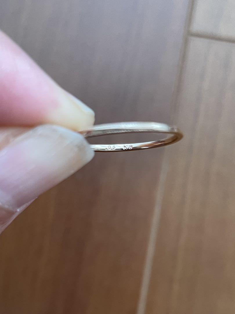 agate 18kダイヤリング