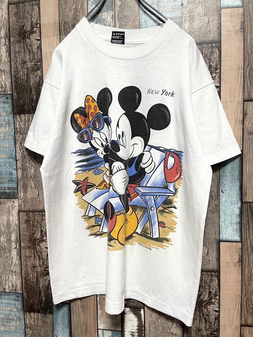 2XL 90s USA製 DISNEY ミニー Tシャツ シングルステッチ