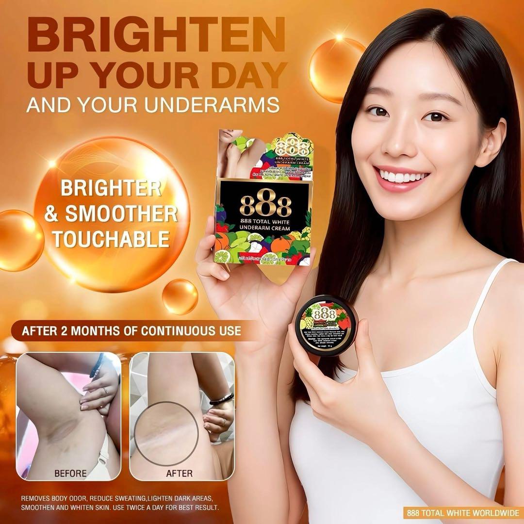 888 Total White Underarm cream - メルカリ