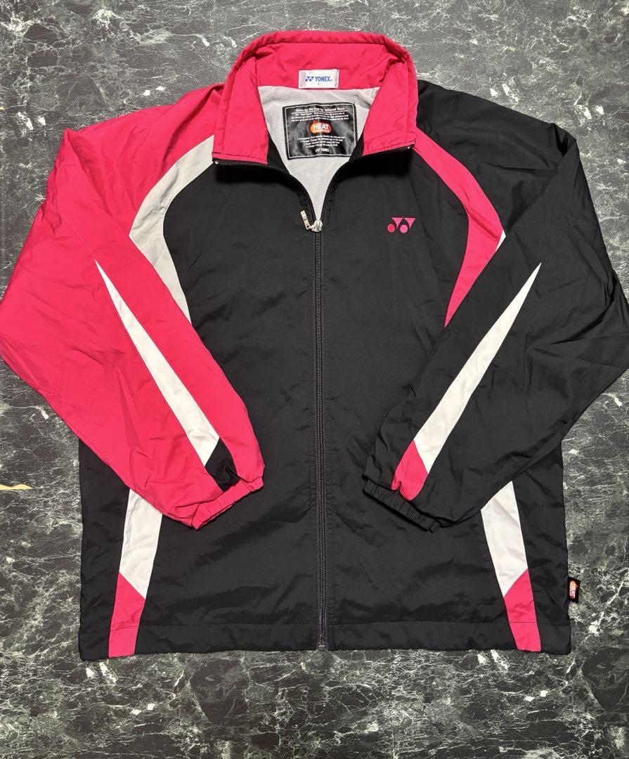 YONEX ウォームアップジャケット JP L グレー/ブラック/ピンク アウター(通常)｜全商品】ヨネックス【公式】オンラインショップ