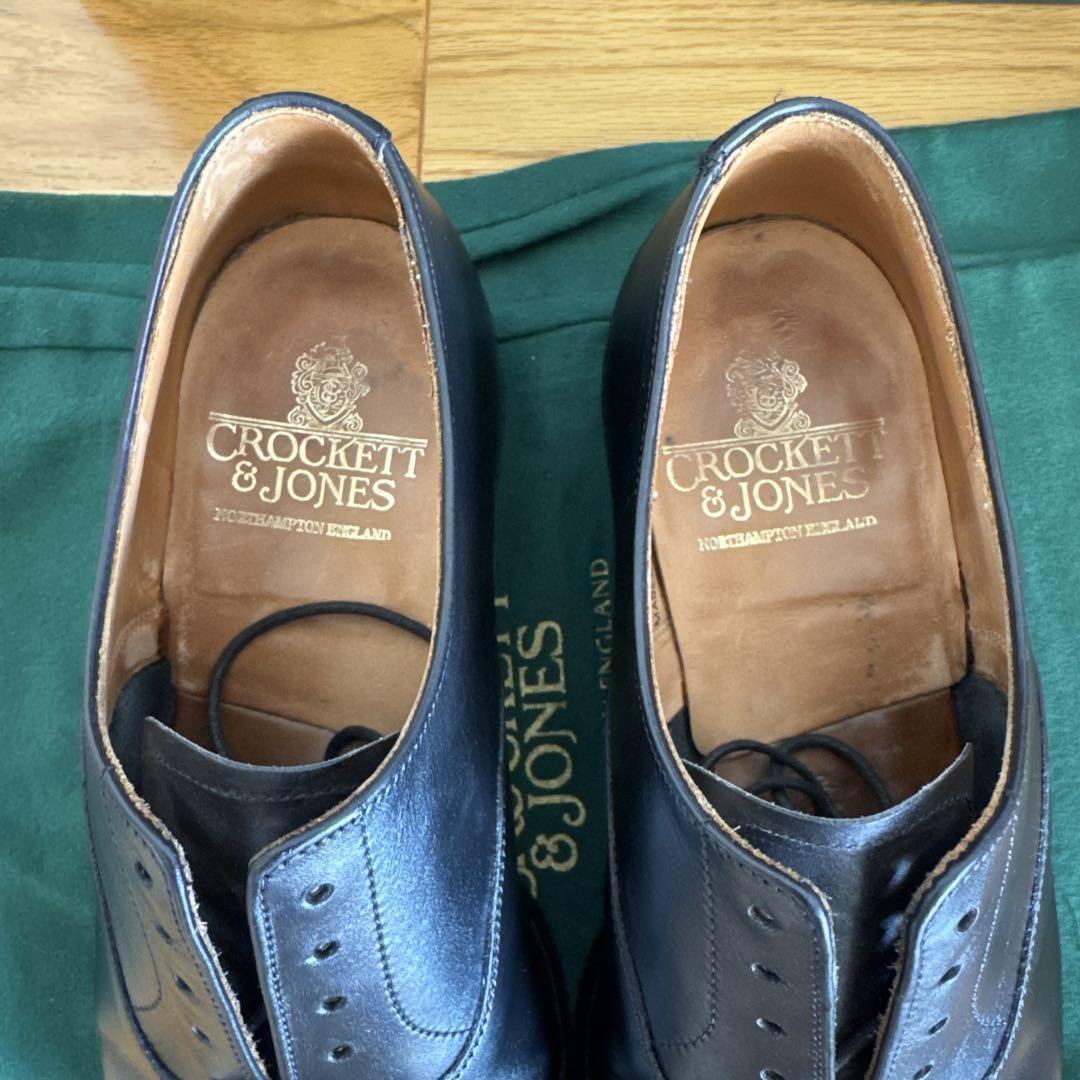 【Crockett&Jones】　ウォータープルーフカーフ　5 1/2 E