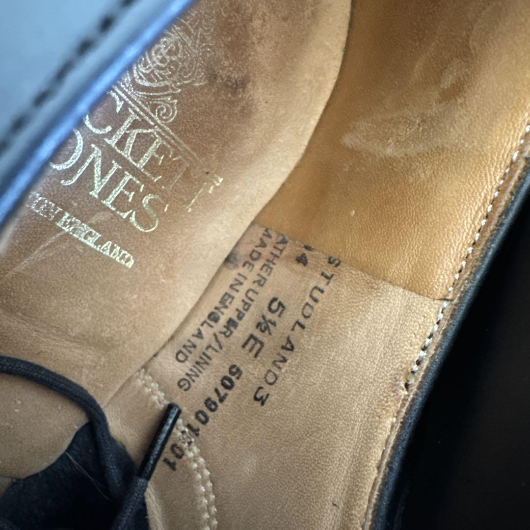 【Crockett&Jones】　ウォータープルーフカーフ　5 1/2 E