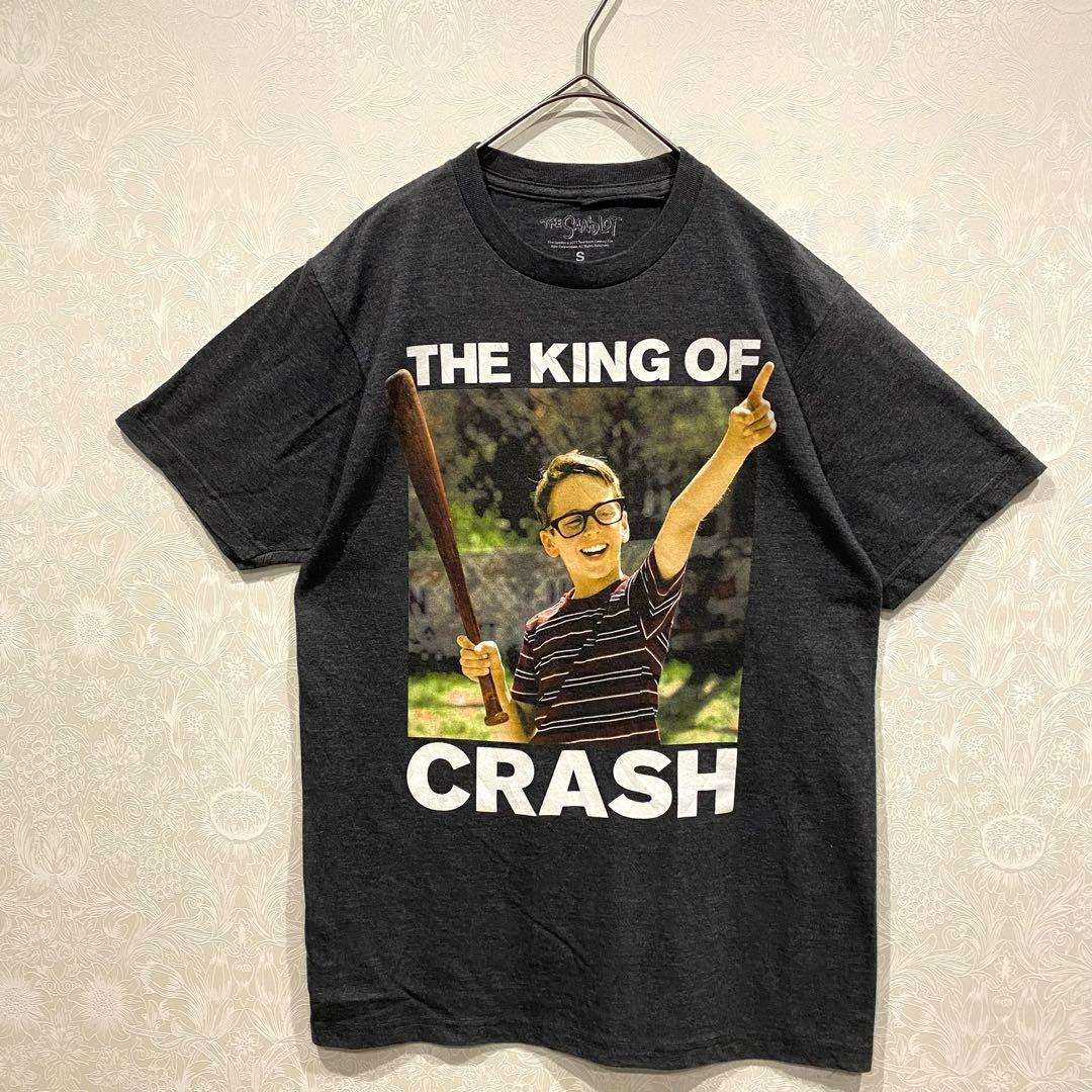 入手困難　名作映画 サンドロット S 半袖 プリント Tシャツ ダークグレー