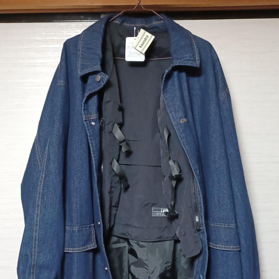 高品質国産 ランドリーのライナー付きデニムコート A7WeS-m36266698779 国産再入荷