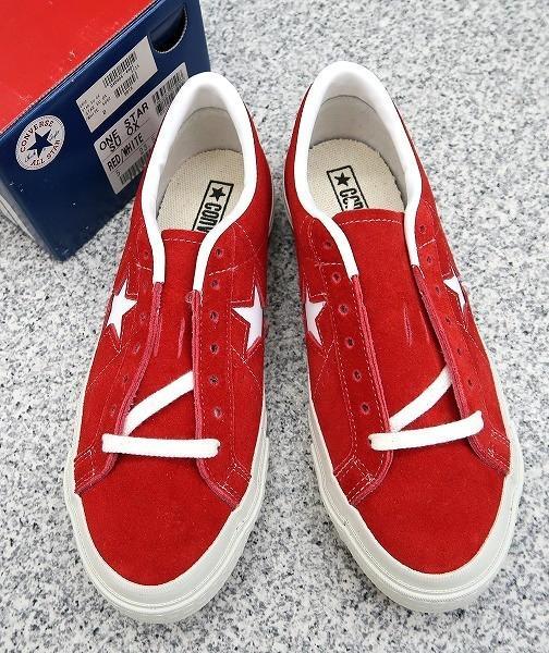 CONVERSE - 90s 日本製 コンバース ワンスター 赤スエード 28