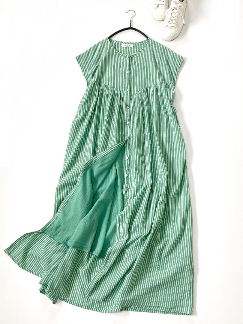 URBAN RESEARCHきれい色コットンドビーストライプワンピース♪
