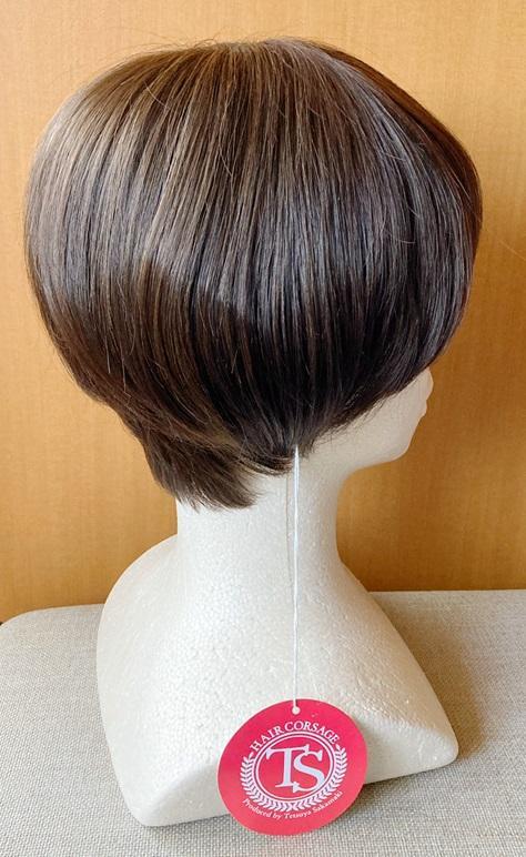 りみ　坂巻哲也 ヘアコサージュ 「ショート」3Dダークブラウン