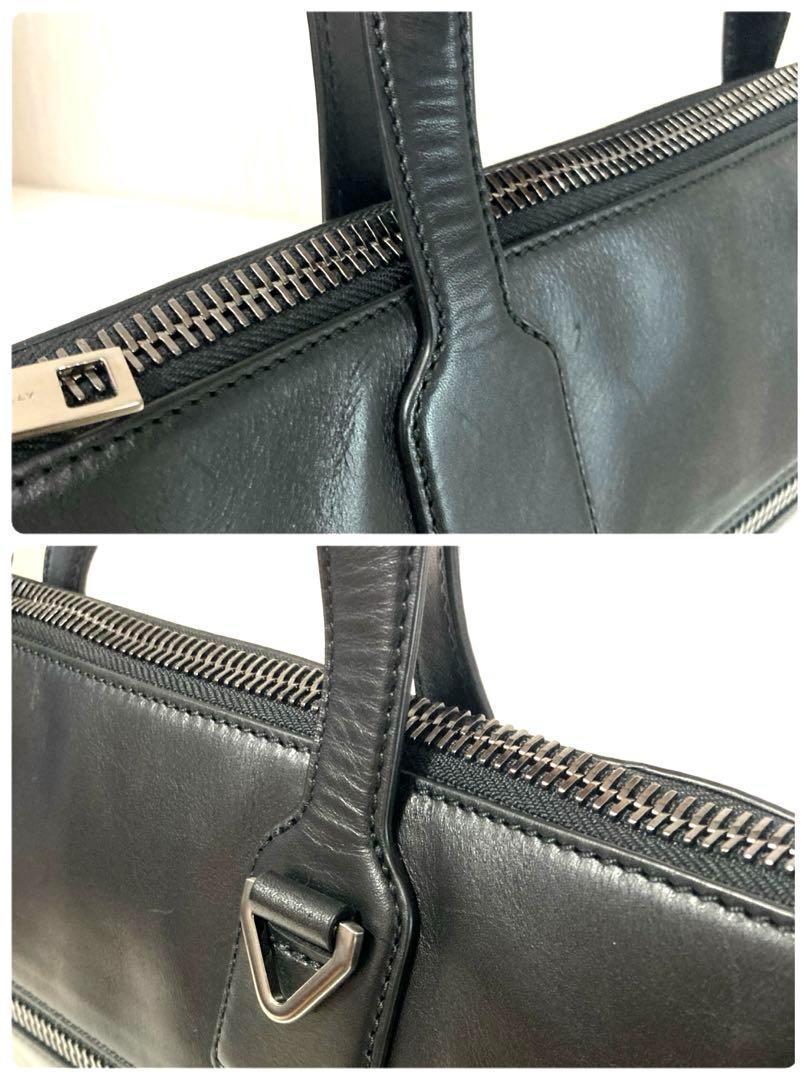 BALLY✨美品✨2way レザー　ブリーフケース　バリーライン　斜め掛け A4