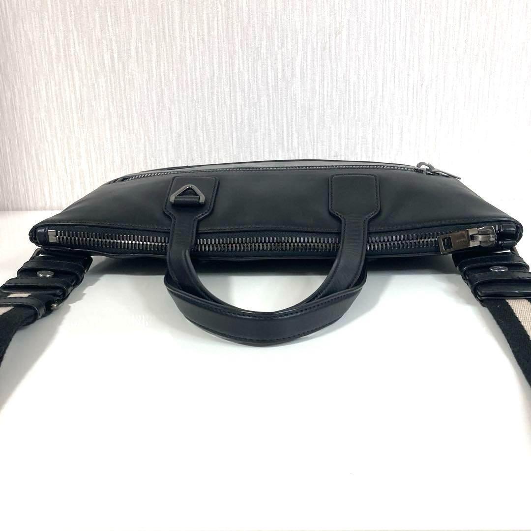 BALLY✨美品✨2way レザー　ブリーフケース　バリーライン　斜め掛け A4