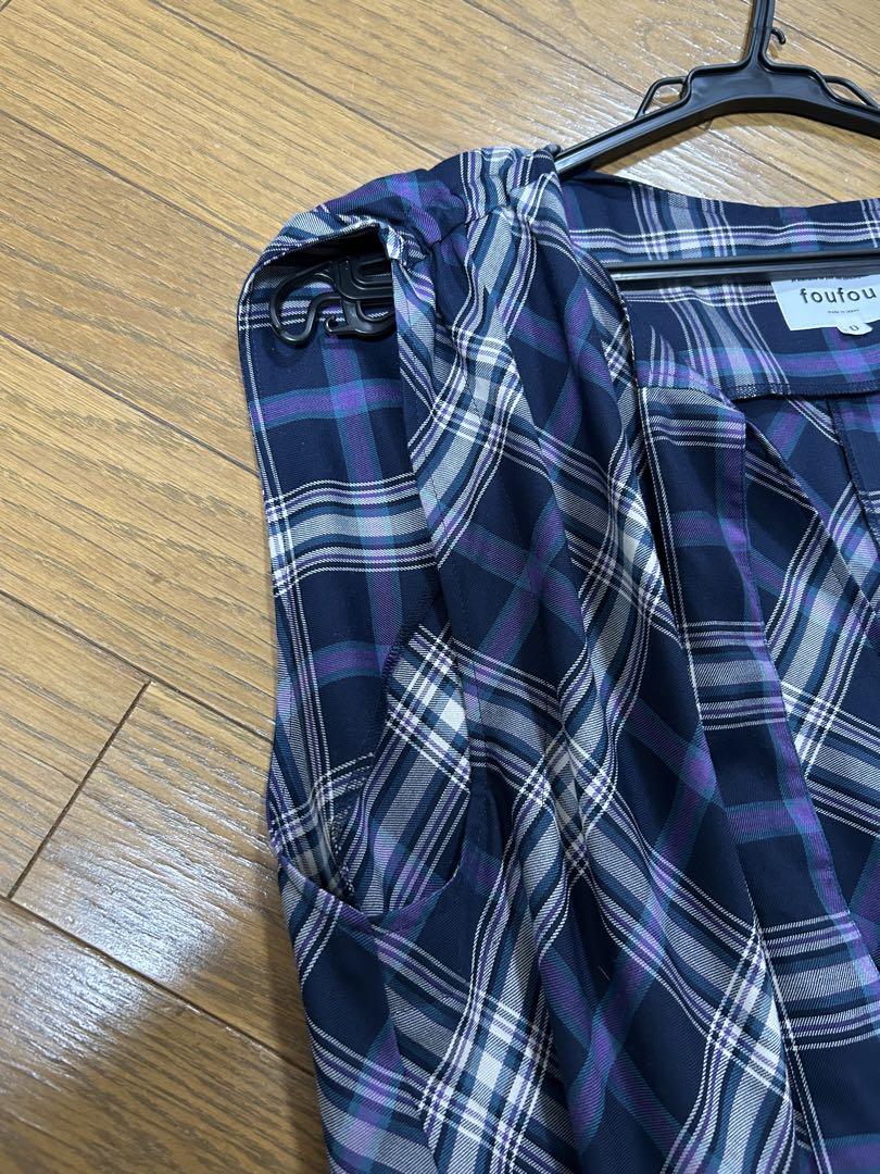 foufou check dress “hsu” Sサイズ