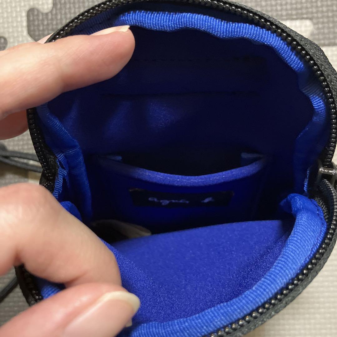 週末価格 美品　アニエスベー スマホショルダーバッグ