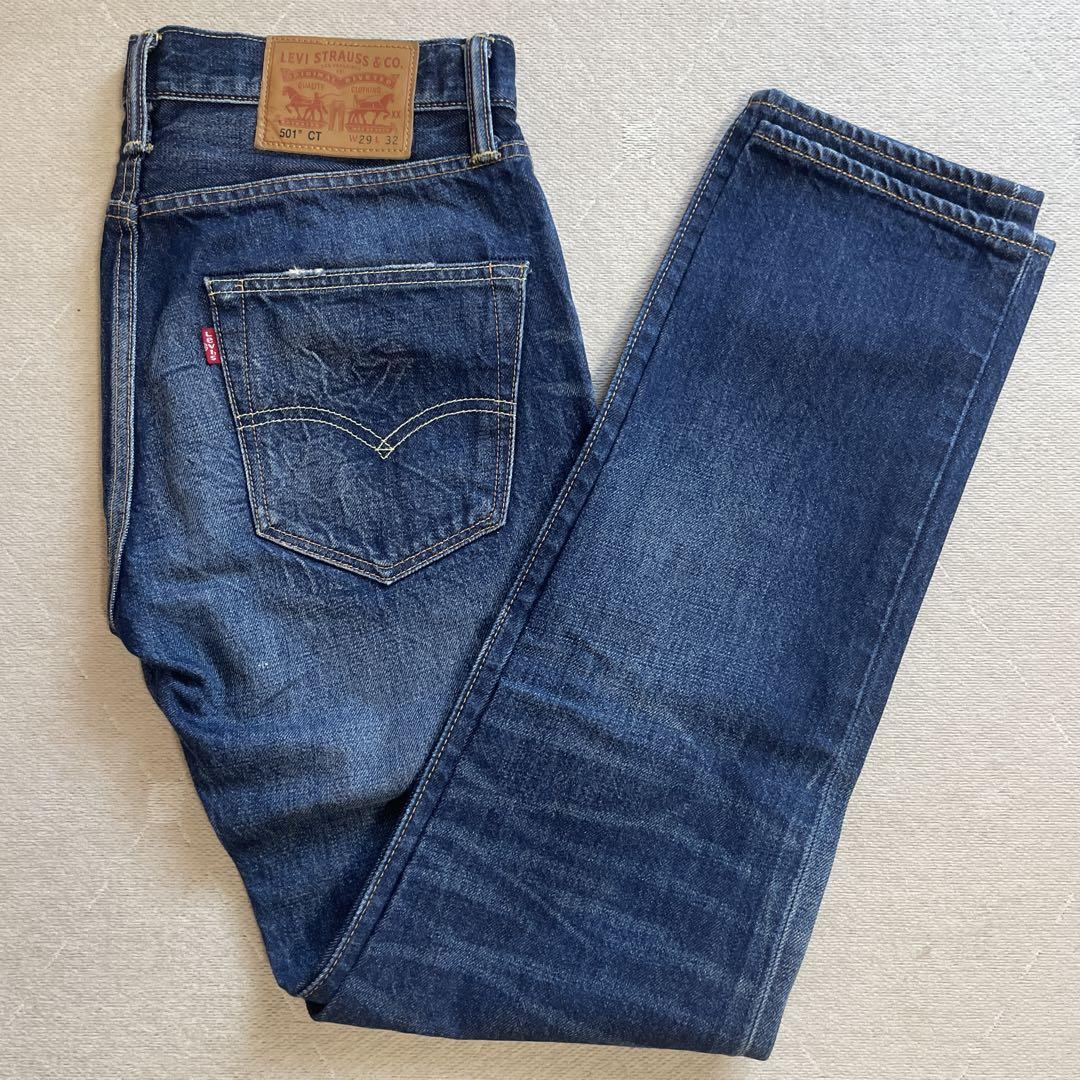【美品】リーバイス 501 W29 赤耳 セルビッジ リーバイス 501CT ホワイトオーク w29 赤耳 セルビッジ - メルカリ