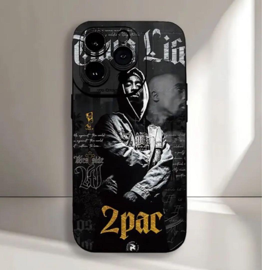 2Pac スマホケース　iPhone14 Pro Max ヒップホップストリート