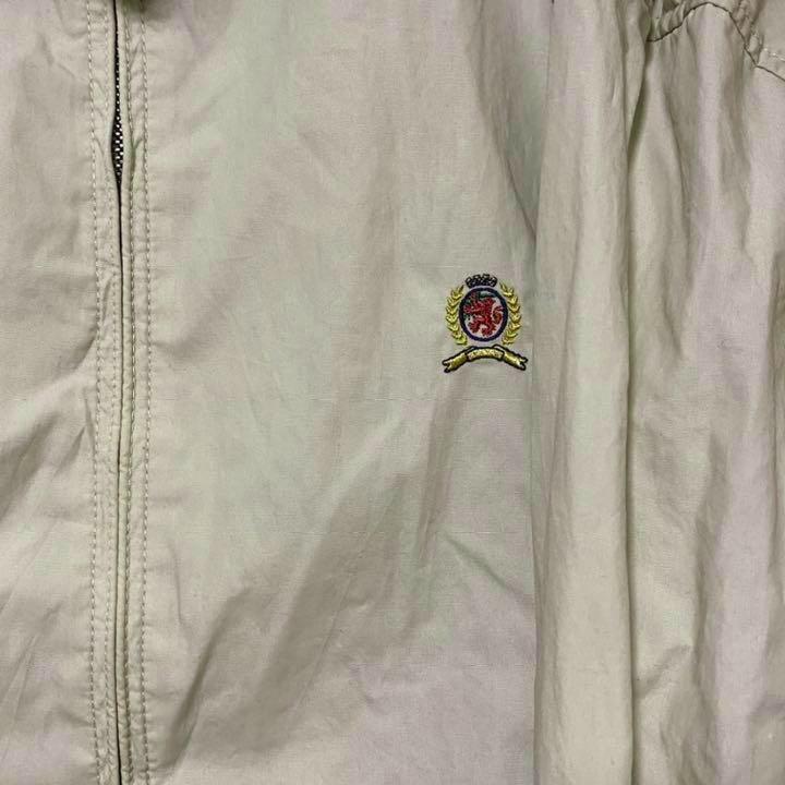 トミーヒルフィガー ナイロンジャケット ベージュ ブルゾン USA古着 90s