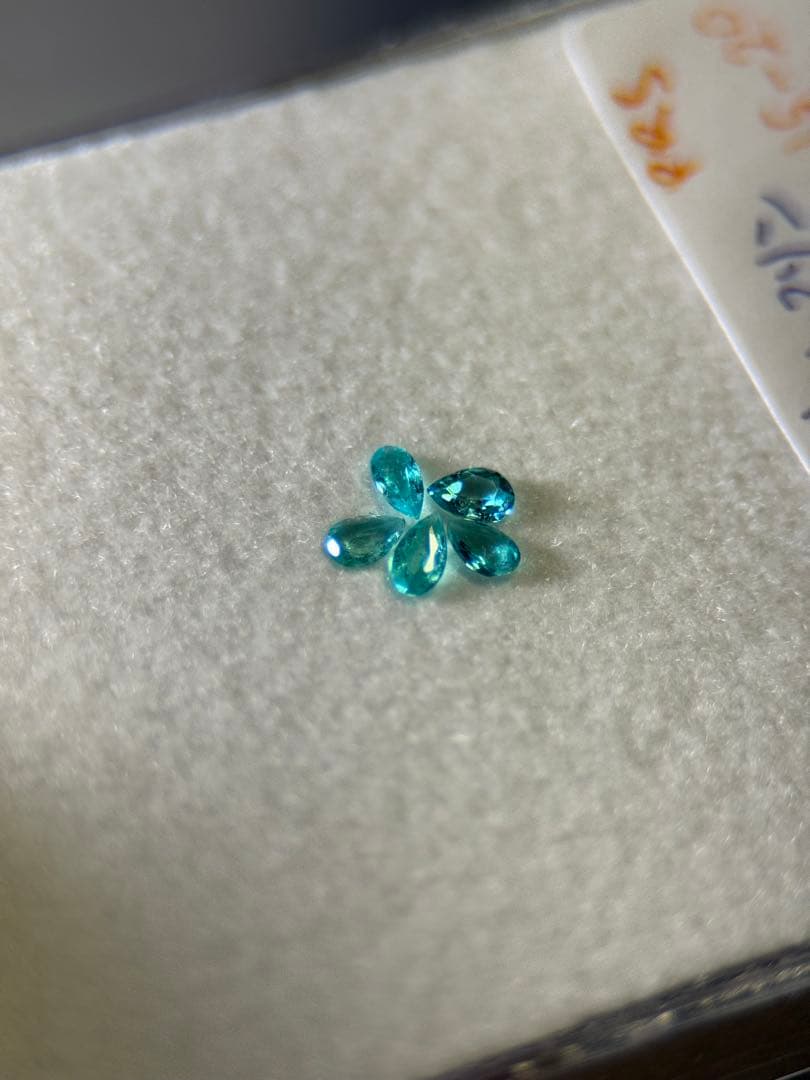 パライバトルマリン 5個で0.15ct PRS TALLINNNEXPO_COM