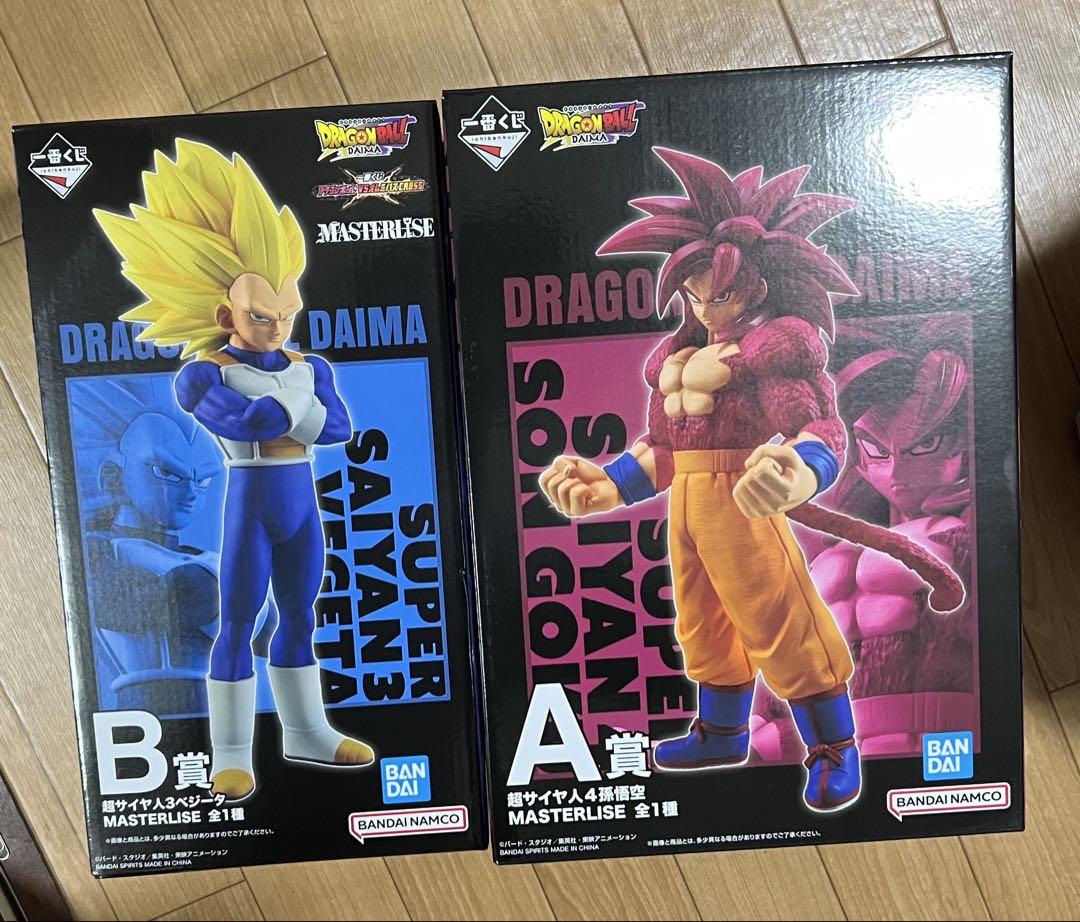 一番くじ ドラゴンボール A賞 孫悟空B賞 ベジータフィギュア＋おまけランダム 一番くじ ドラゴンボール A賞 孫悟空B賞 ベジータフィギュア＋