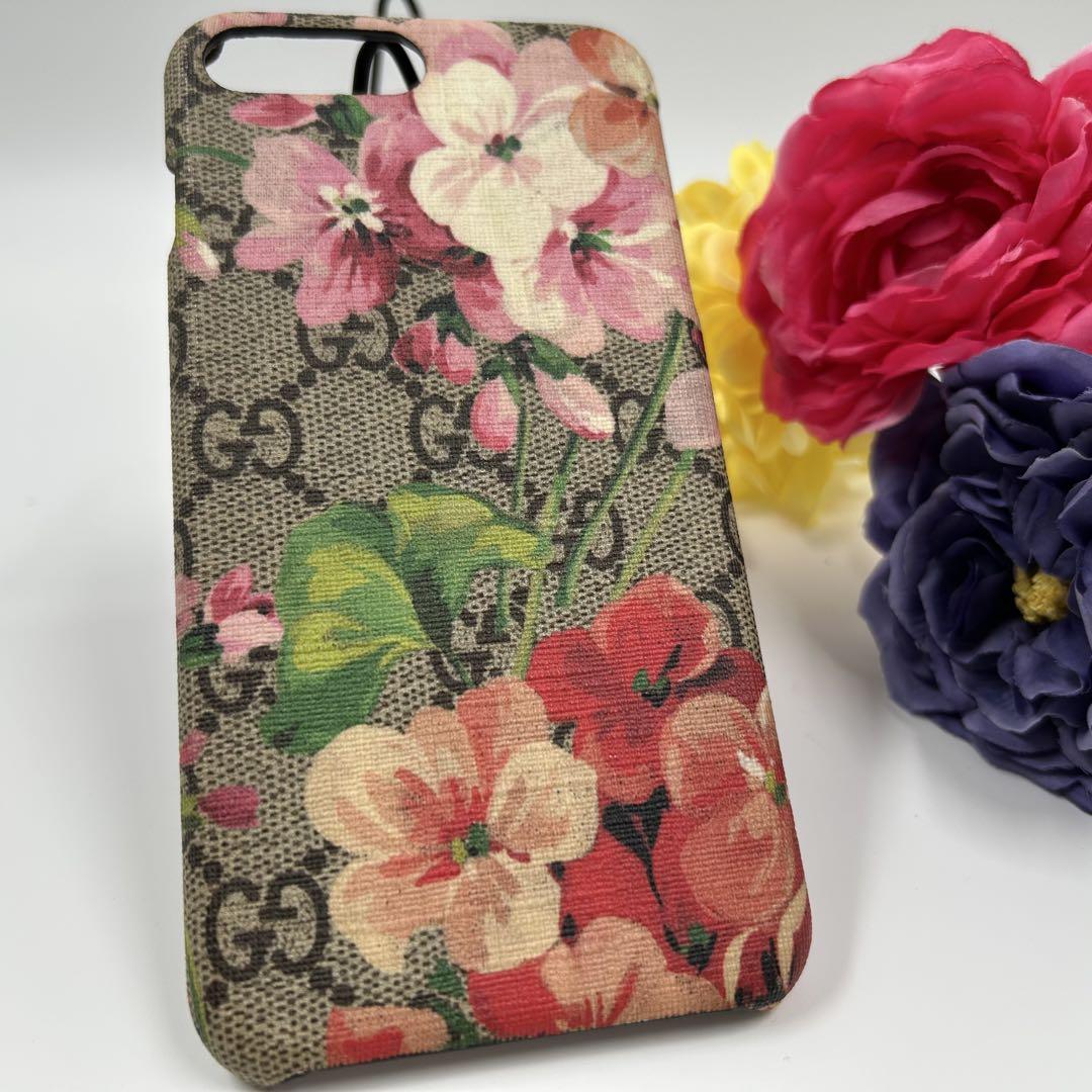激安本物 フラワー柄 GUCCI】GGブルームス iPhone メルカリ - ケース 7.8plus iPhoneアクセサリー