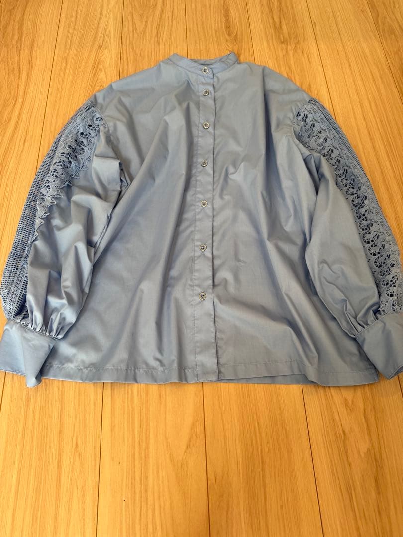 WCJ レーススリーブブラウス