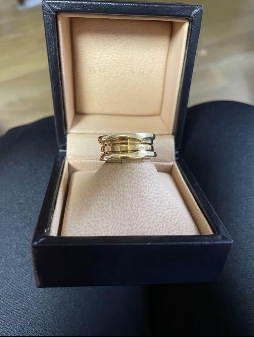 BVLGARI ゴールド ビーゼロワンリング ボックス付き　刻印あり