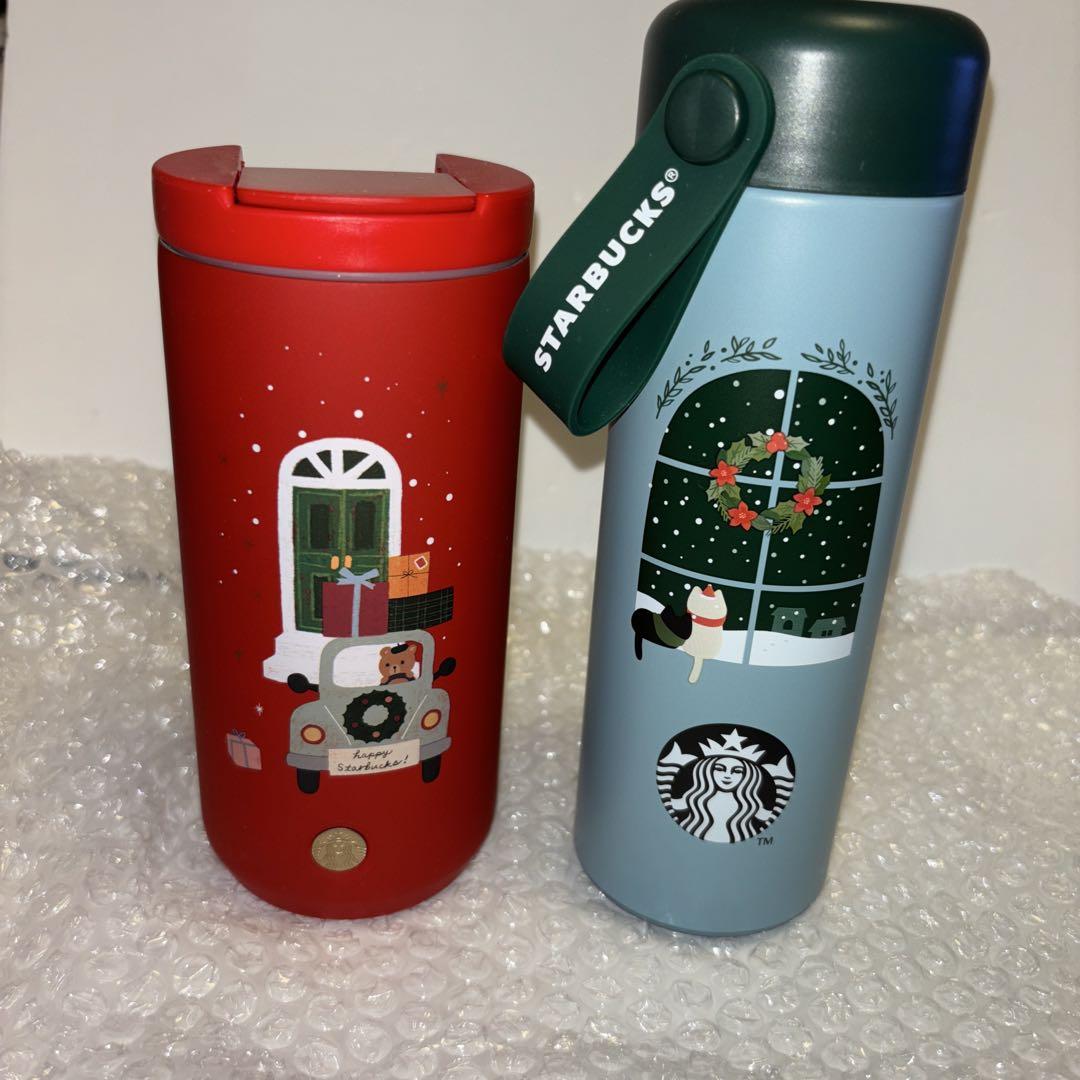 スターバックス　韓国　限定　クリスマス　タンブラー　ステンレス
