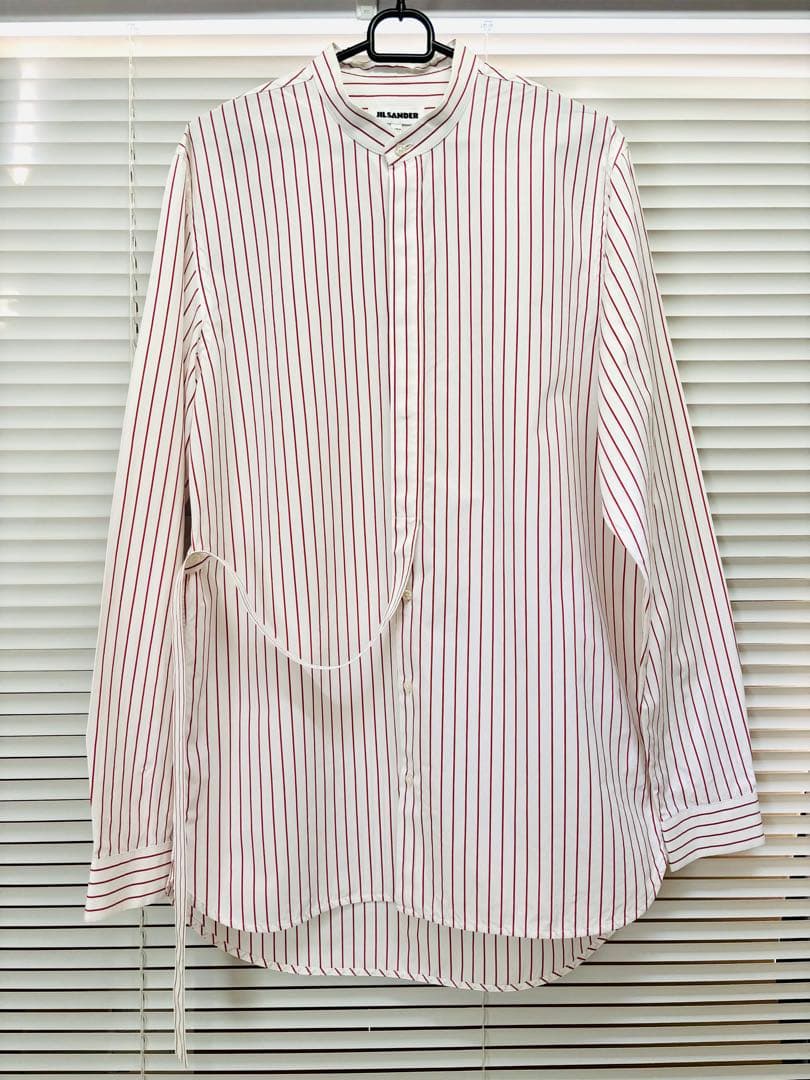 JIL SANDER バンド シャツ ストライプ サイズS JIL SANDER