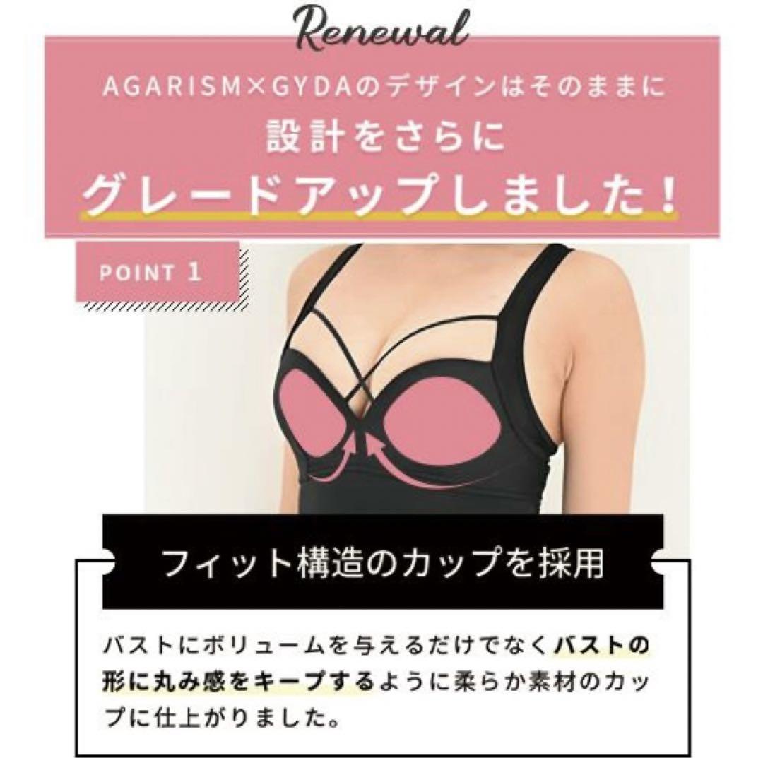 正規品保証♡AGARISM✖️GYDAアガリズムナイトブラ ブラック　LサイズAJ