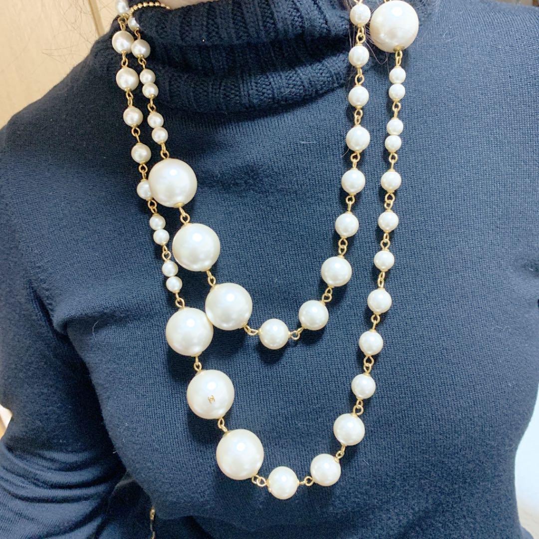 正規品CHANELパールネックレス