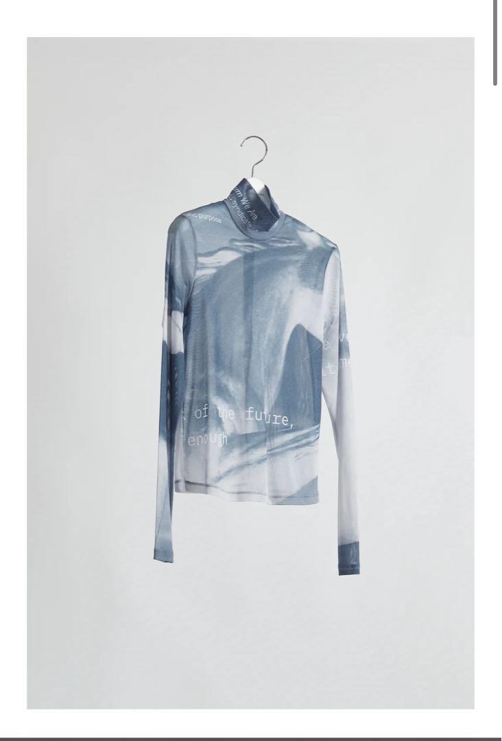 yohei ohno Graphic Mesh Top ヨウヘイオオノ