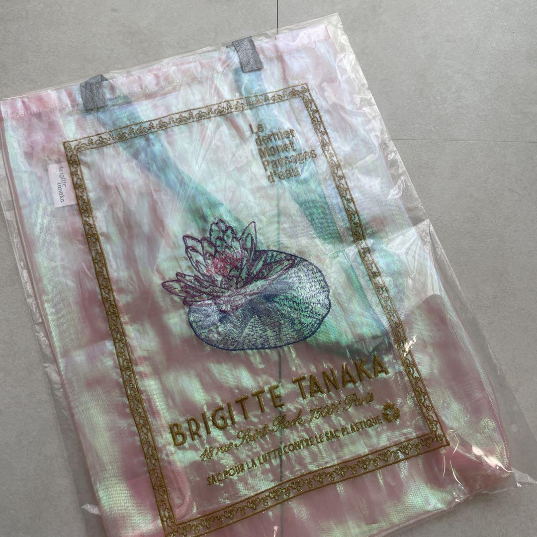 モネ展 オーガンジー 刺繍バッグ オーロラ ブリジットタナカ