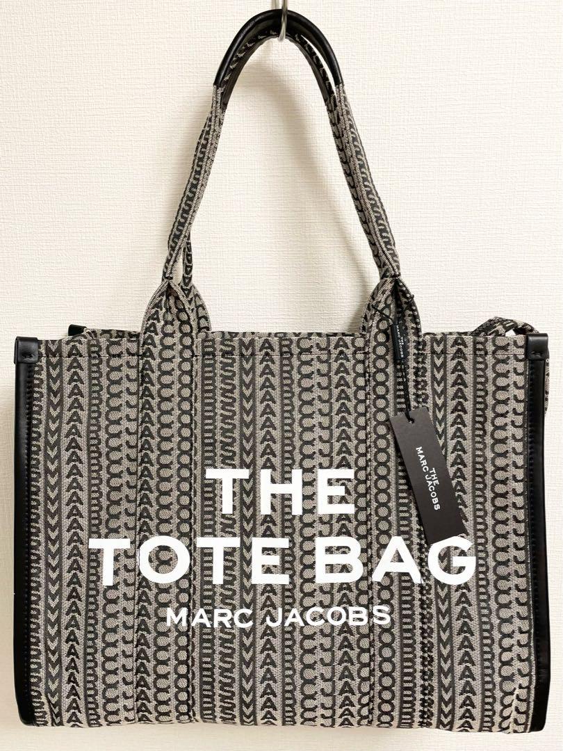 新品★マークジェイコブス ザ モノグラム ラージ トートバッグ ベージュマルチ