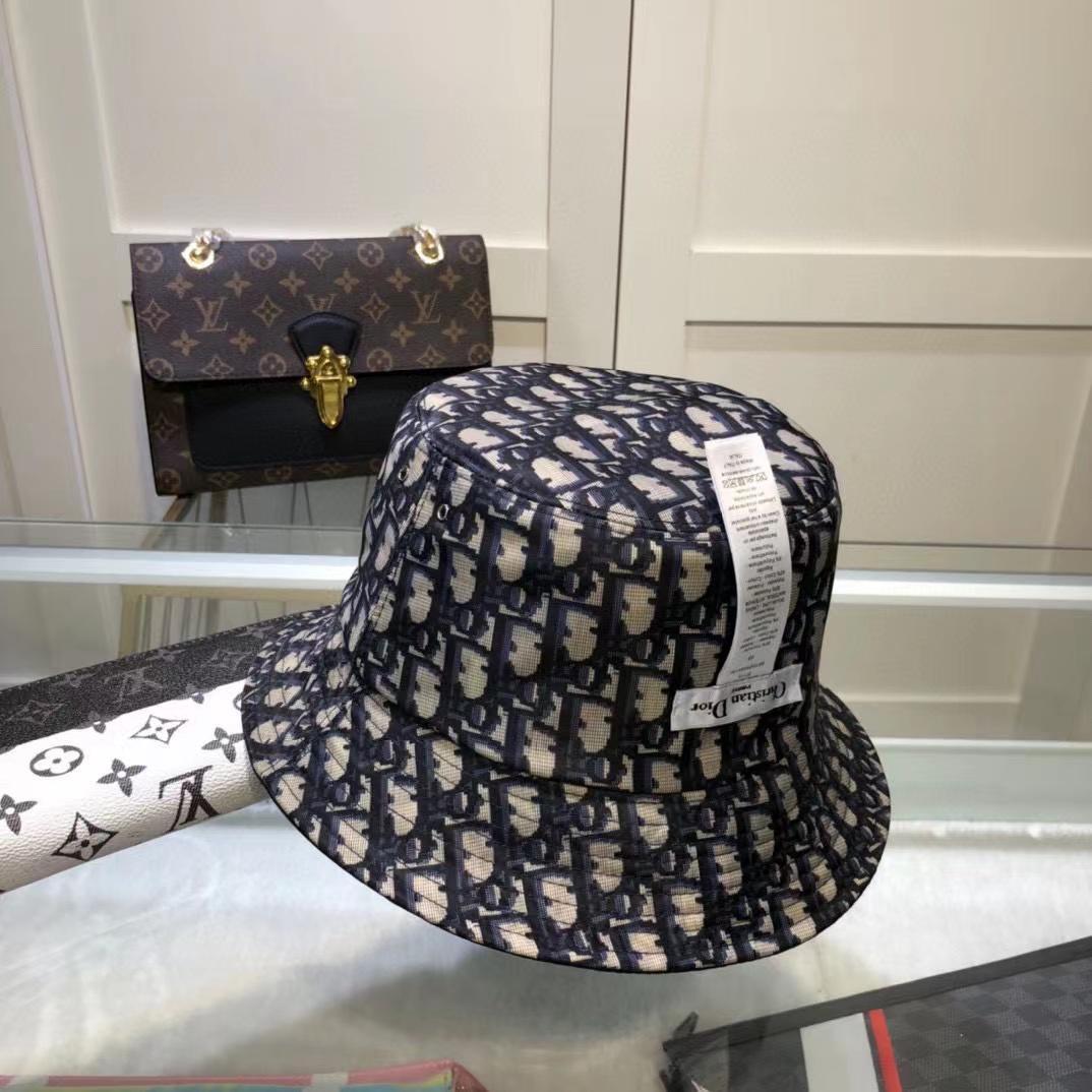 美品✨ネイビー バケットハット 通気孔付き